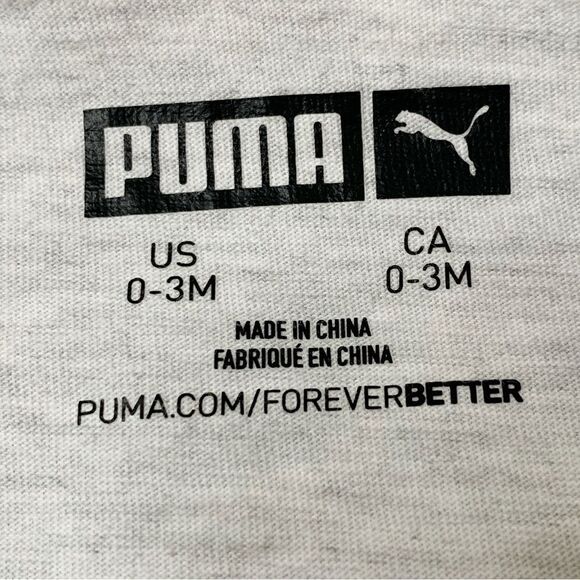 BUNDLE (2) Puma 0-3 Months Baby Girl Bodysuits - Picture 6 of 8